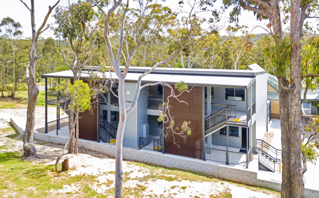 Two storey modular building designed and built by Marathon.