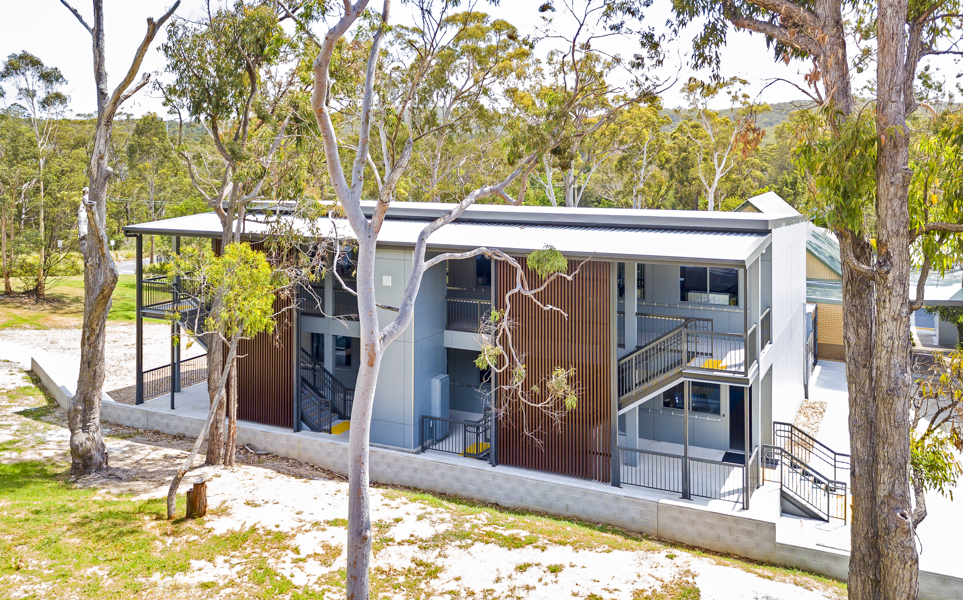 Two storey modular building designed and built by Marathon.